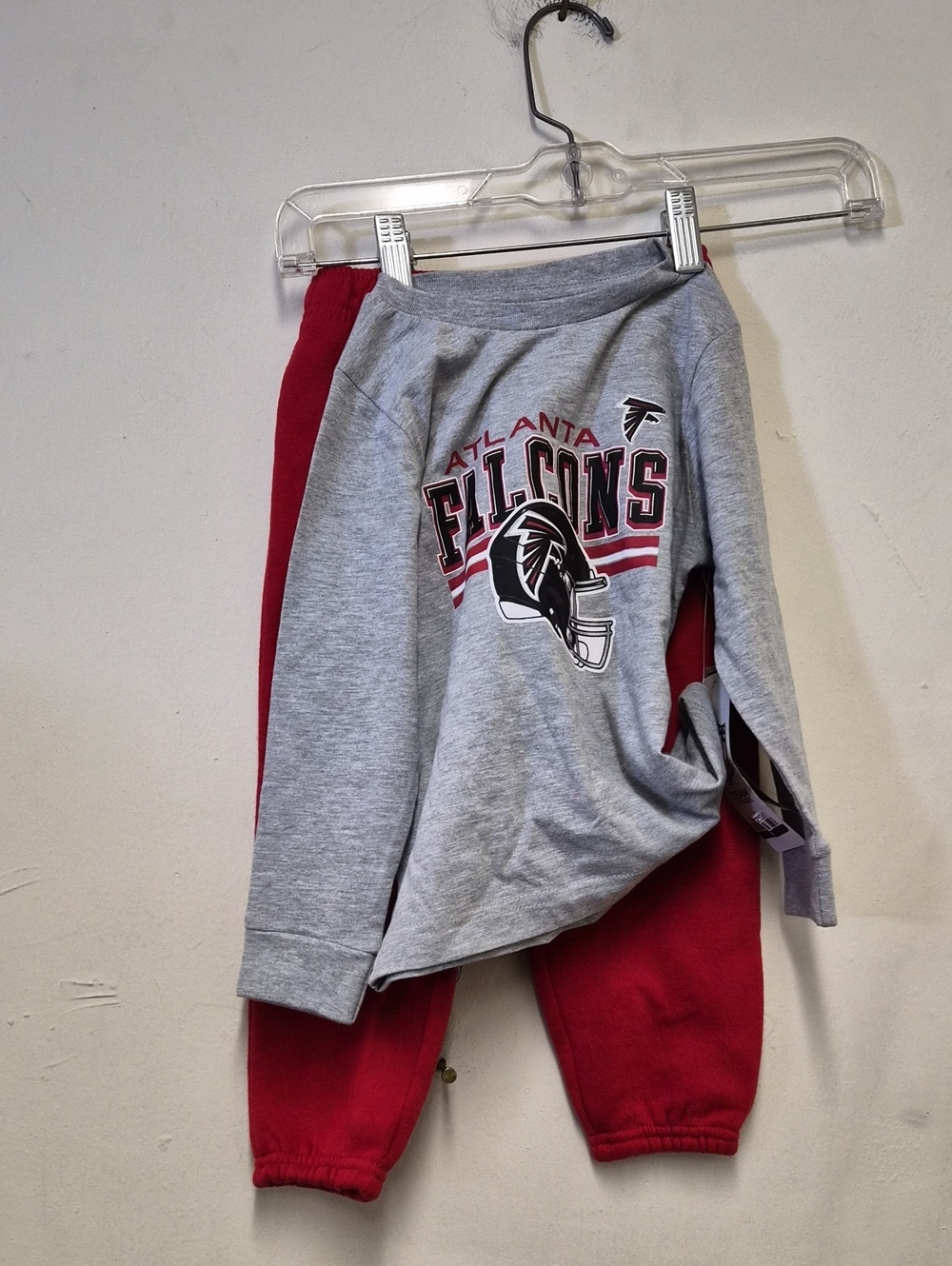 NFL Kids Sweatshirt & Jogger Set - Gray & Red Size 3T